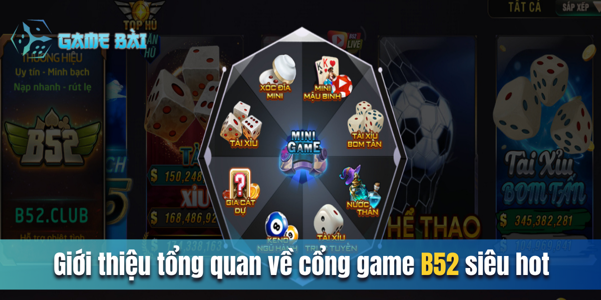 Giới thiệu tổng quan về cổng game B52 siêu hot